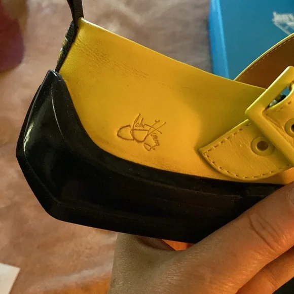 Yellow Fluevog “Tayler” Shoes - Picture 5 of 13
